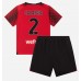 Günstige AC Milan Davide Calabria #2 Babykleidung Heim Fussballtrikot Kinder 2023-24 Kurzarm (+ kurze hosen)
